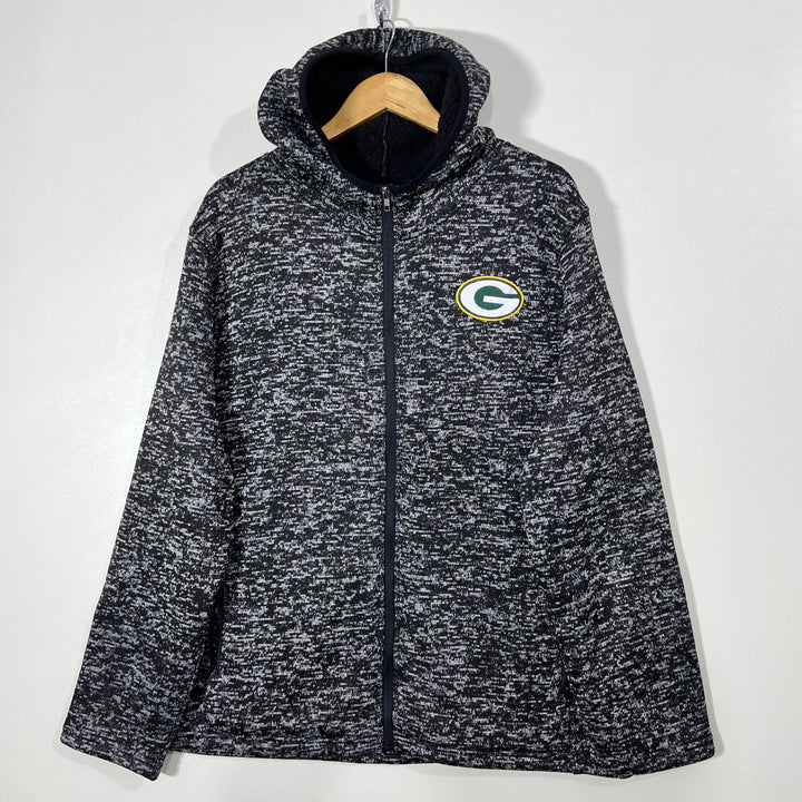 NFL TEAM APPAREL FULL ZIP SWEATER WITH HOOD