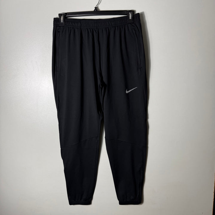 NIKE DRI FIT RUNNING SPORT TROUSER BLACK COLOUR WITH SIDE ZIP POCKETS