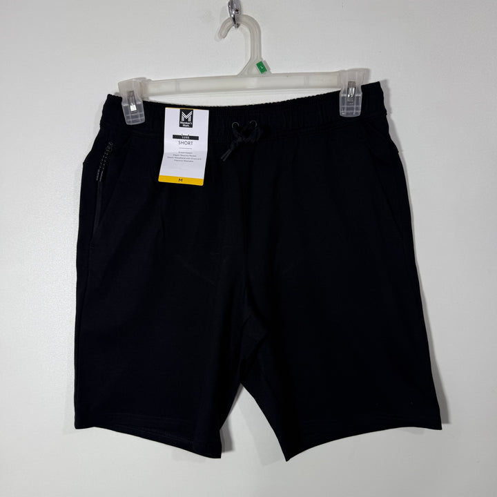 MEMBERS MARK LUXE TECH FLEECE SHORT BRAND NEW WITH STRETCH BLACK COLOUR