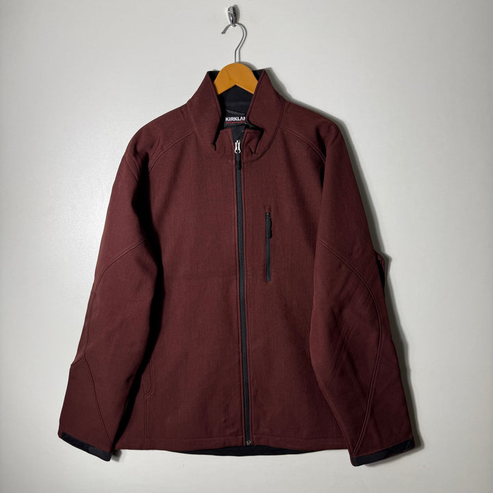 KIRKLAND SOFT SHELL WINDBREAKER JACKET INNER FLEECE