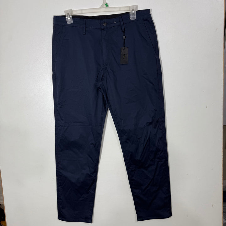 RAG & BONE SLIM FIT COTTON CHINO PANT BRAND NEW WITH STRETCH BLUE COLOUR