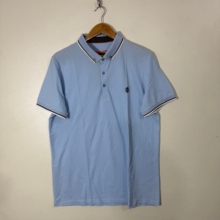 BENSON CHERRY BUTTON DOWN COTTON POLO TSHIRT