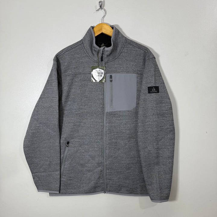 ASCEND LNITED FLEECE JACKET BRAND NEW GREY COLOUR