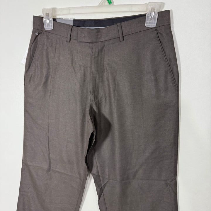 MARKS & SPENCER TAILORED FIT FLAT FRONT TEXTURED DRESS PANT BRAND NEW