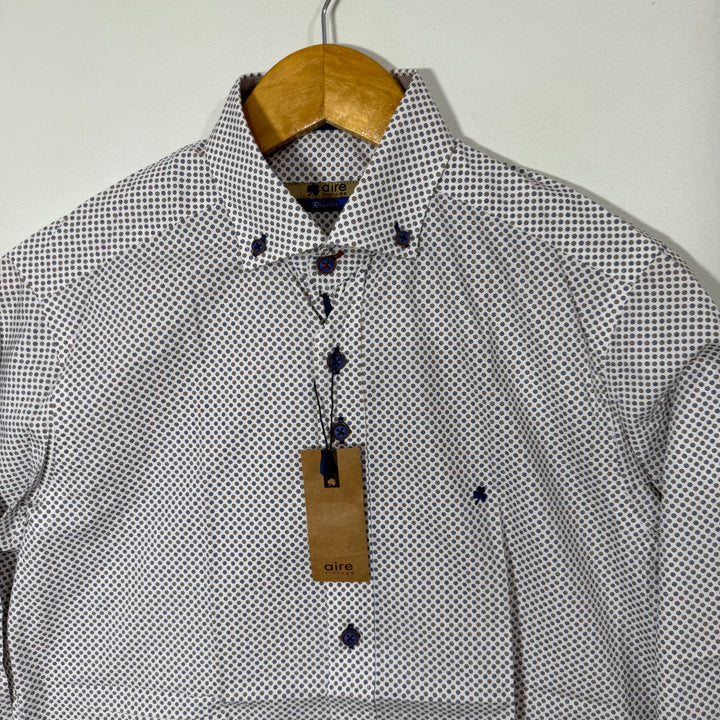 AIRE VINTAGE REGULAR FIT BUTTON DOWN CASUAL COTTON SHIRT BRAND NEW