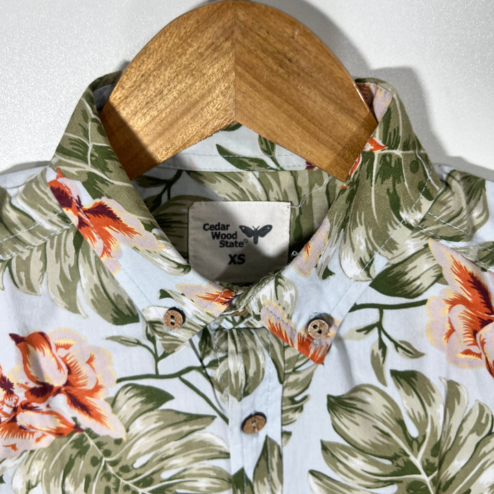 CEDAR WOOD STATE BUTTON DOWN HALF SLEEVES SHIRT