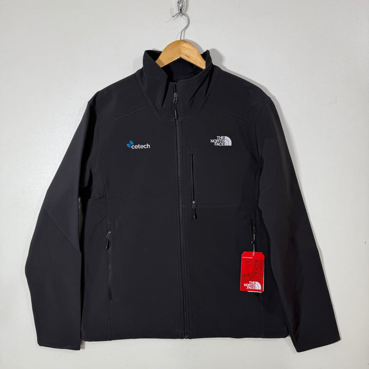 THE NORTH FACE SOFT SHELL WINDBREAKER JACKET BRAND NEW INNER FLEECE BLACK COLOUR
