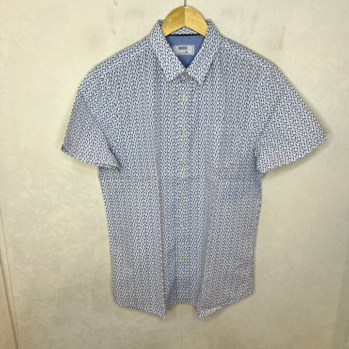 MADDOX HALF SLEEVES CASUAL COTTON SHIRT