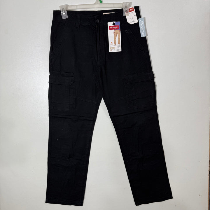 WRANGLER RELAXED FIT CARGO COTTON PANT BRA NEW BLACK COLOUR