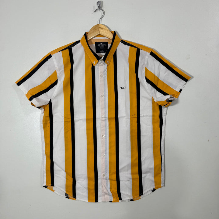 HOLLISTER HALF SLEEVES COTTON SHIRT