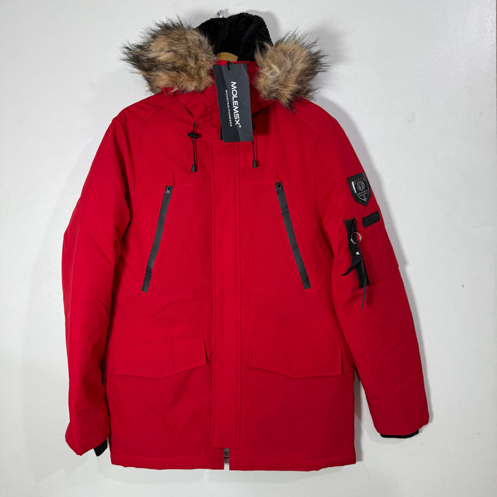 MOLEMSX MOUNTAIN DOUBLE LAYER STORM PROTECTOR WATER RESISTANT DURABLE PARKA JACKET BRAND NEW