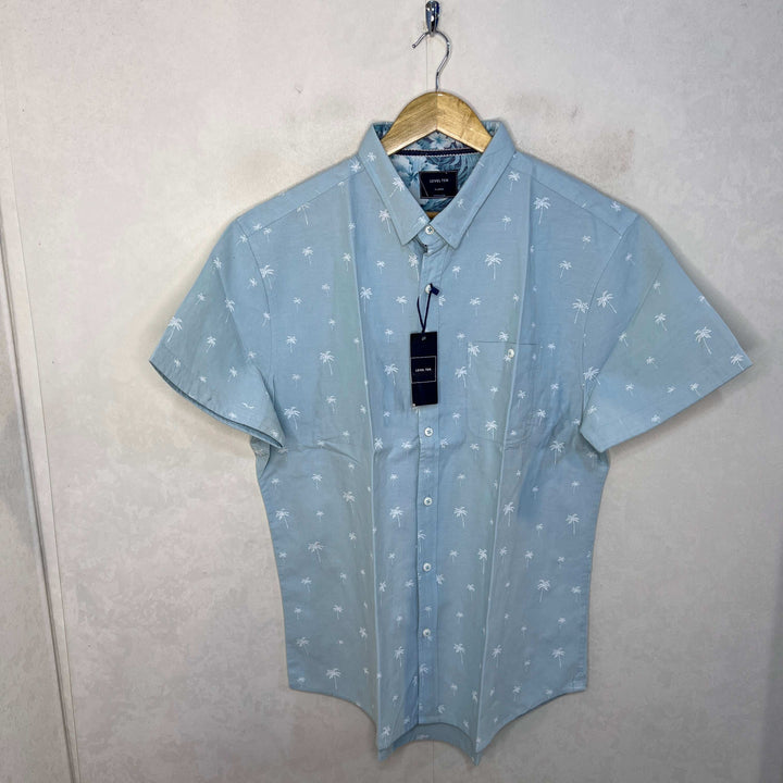 LEVEL TEN PRINTED HALF SLEEVES BUTTON DOWN SHIRT BRAND NEW - JS BROTHERS 