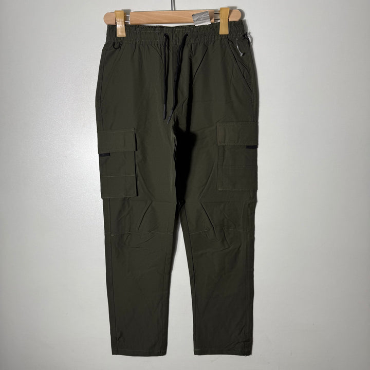 MICHAEL BRANDON 4 WAY STRETCH TECH FABRIC CARGO TROUSER BRAND NEW DARK GREEN COLOUR
