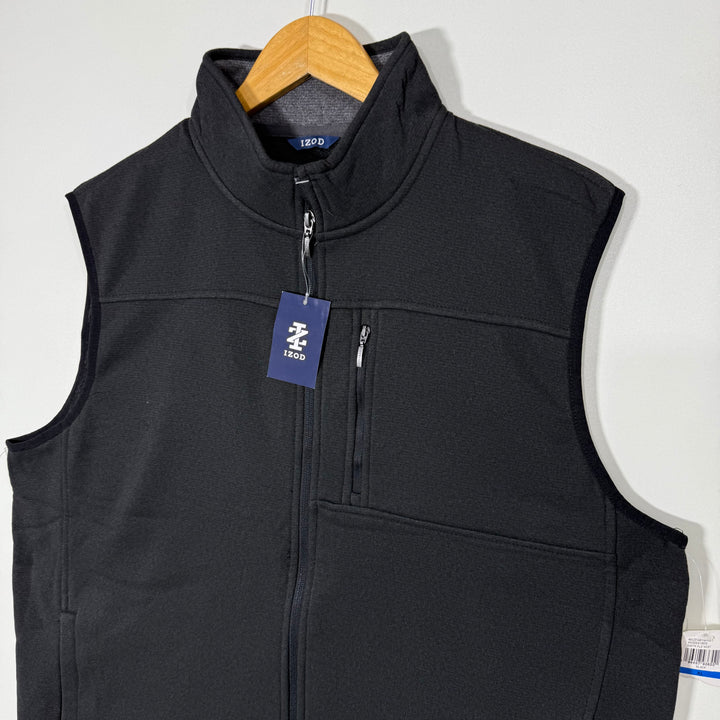 IZOD SLEEVES LESS FLEECE JACKET BRAND NEW