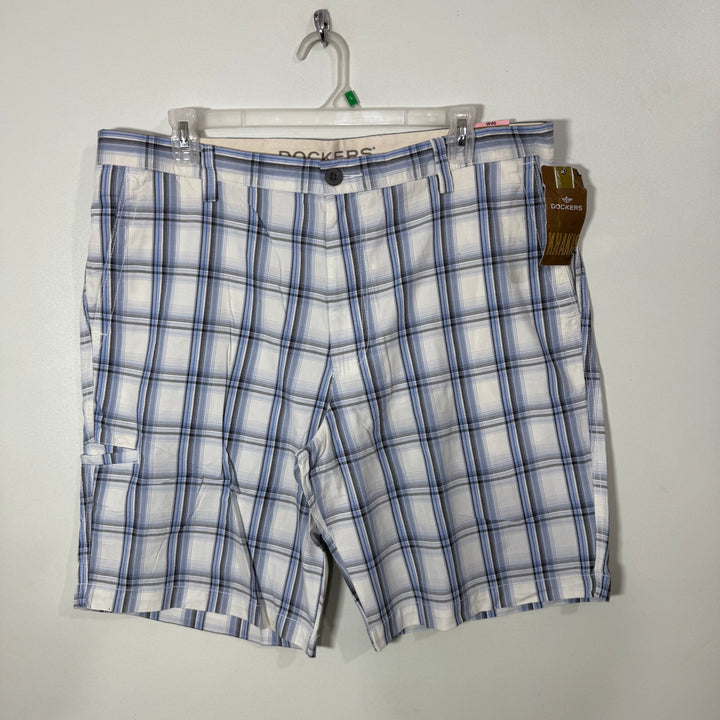 DOCKERS CHECKERED COTTON SHORT BRAND NEW WITHOUT STRETCH