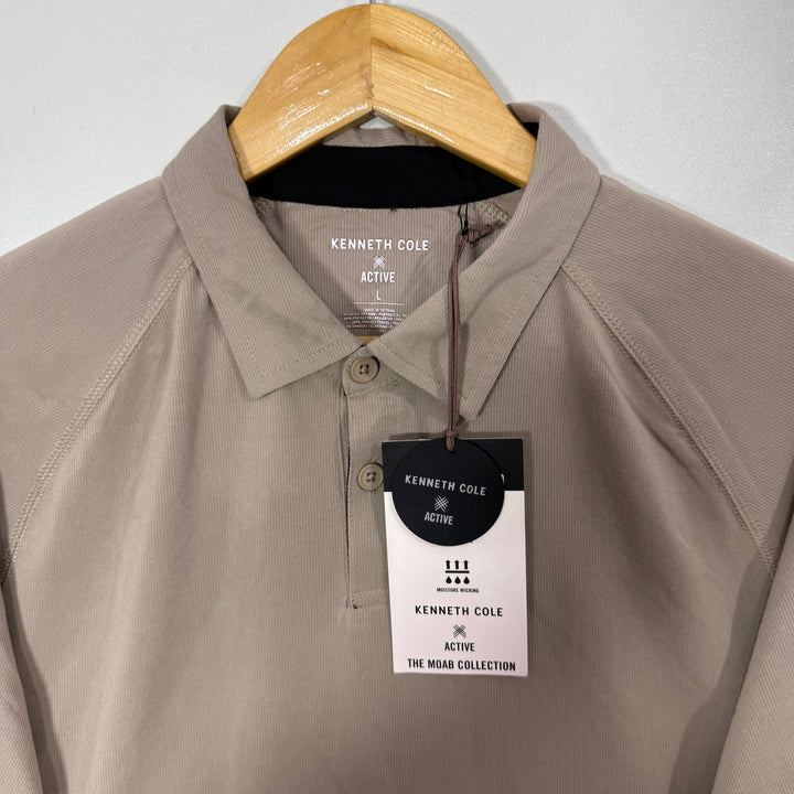 KENNETH COLE ACTIVE 4 WAY STRETCH SPORT POLO TSHIRT BRAND NEW