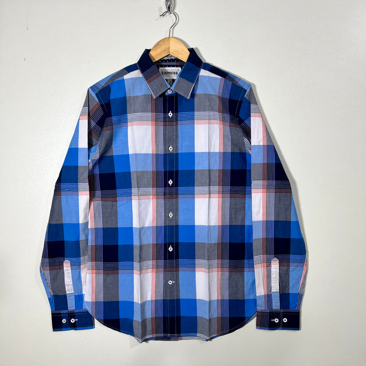 EXPRESS CLASSIC FIT CAMOUFLAGE COTTON SHIRT