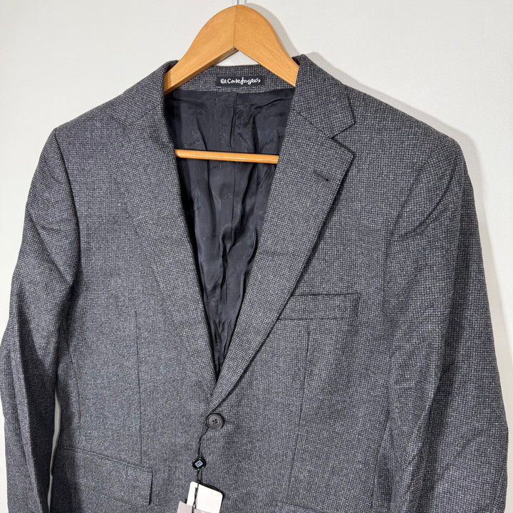 EWIDIO TUCCI WOOL TEXTURED JACKET BRAND NEW GREY COLOUR