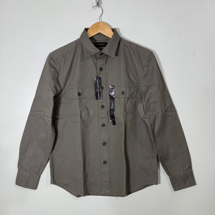 BANANA REPUBLIC DOUBLE POCKETS OXFORD COTTON SHIRT BRAND NEW