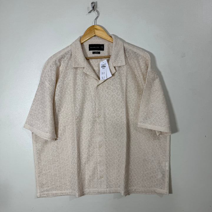 ABERCROMBIE & FITCH HALF SLEEVES SAFARI COLLAR SHIRT BRAND NEW