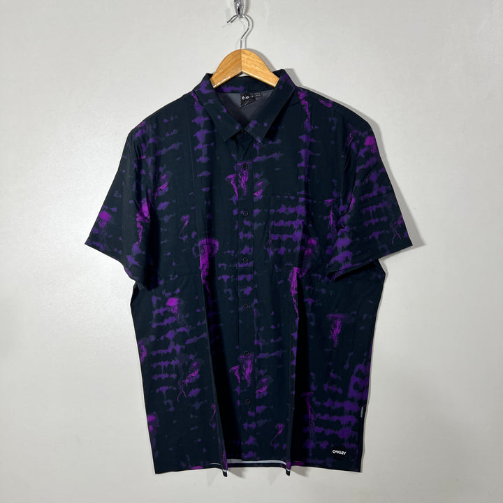 OAKLEY HALF SLEEVES HYBRID PERFORMANCE SHIRT WITH STRETCH