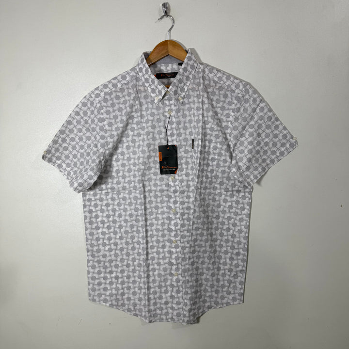 BEN SHERMAN BUTTON DOWN HALF SLEEVES CASUAL COTTON SHIRT BRAND NEW