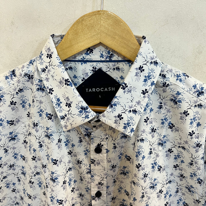 TAROCASH PRINTED CASUAL COTTON SHIRT