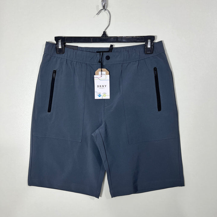 DKNY PERFORMANCE SHORT WITH SIDE ZIP POCKETS BRAND NEW WITH STRETCH