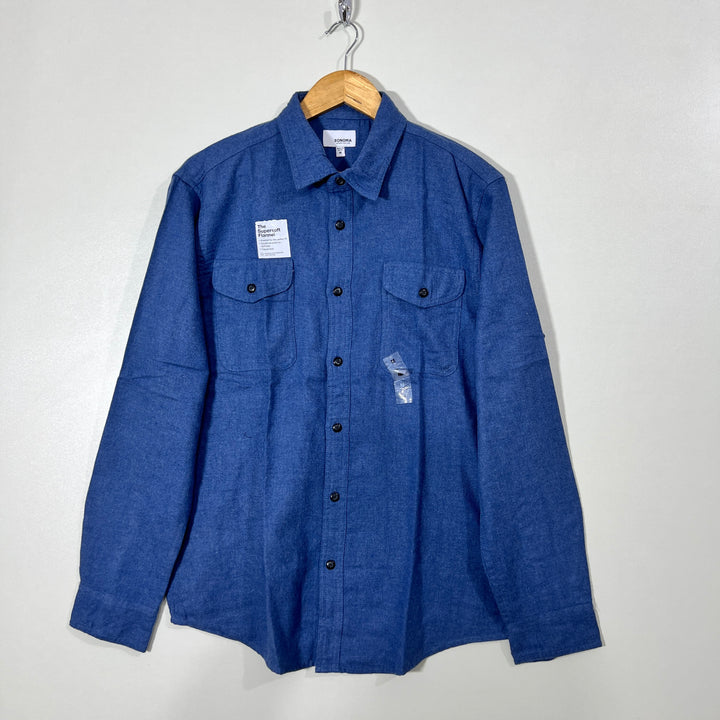 SONOMA DOUBLE POCKETS SUPER SOFT FLANNEL SHIRT BRAND NEW