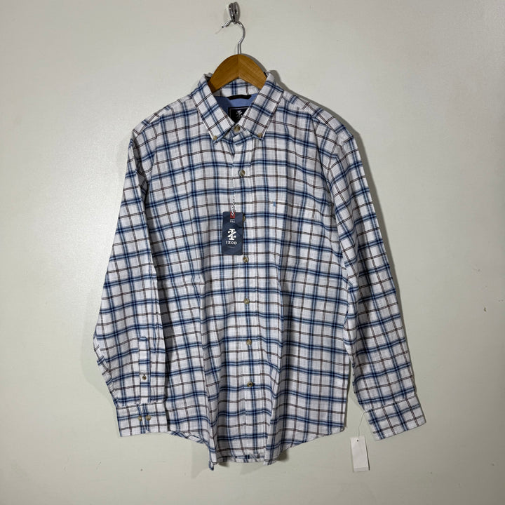 IZOD COTTON CHECKERED SHIRT BRAND NEW