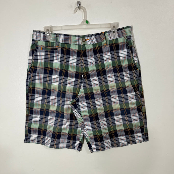 TOMMY BAHAMA COTTON CHECKERED SHORT