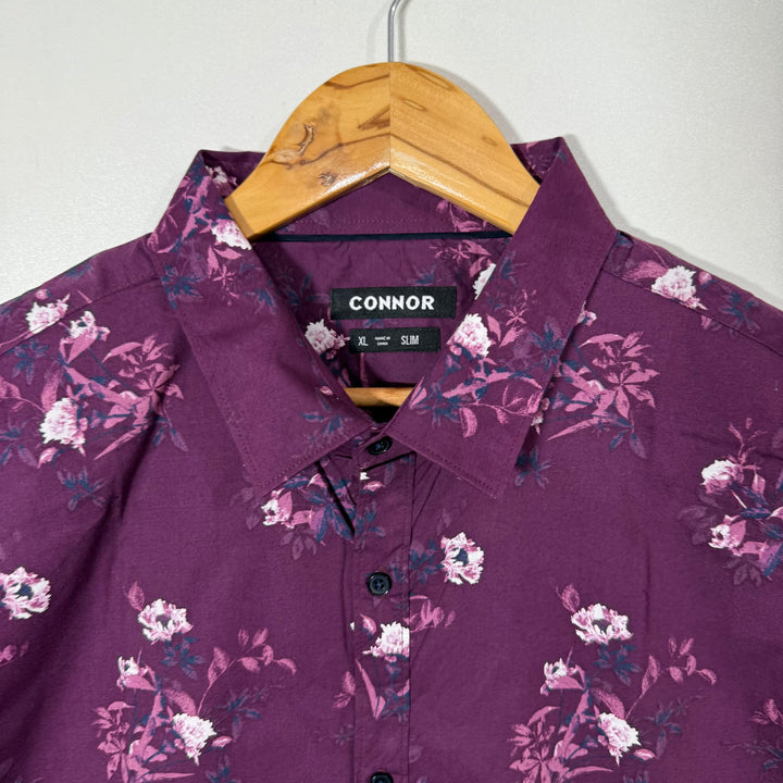 CONNOR SLIM FIT PRINTED CASUAL COTTON SHIRT BRAND NEW