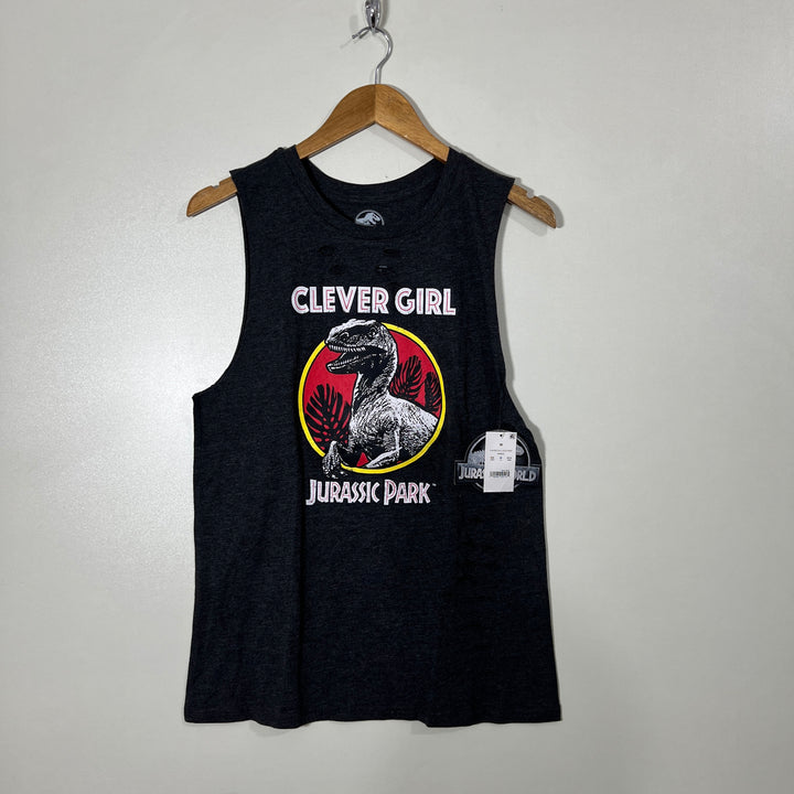 JURRASIC PARK COTTON SLEEVES LESS BRAND NEW