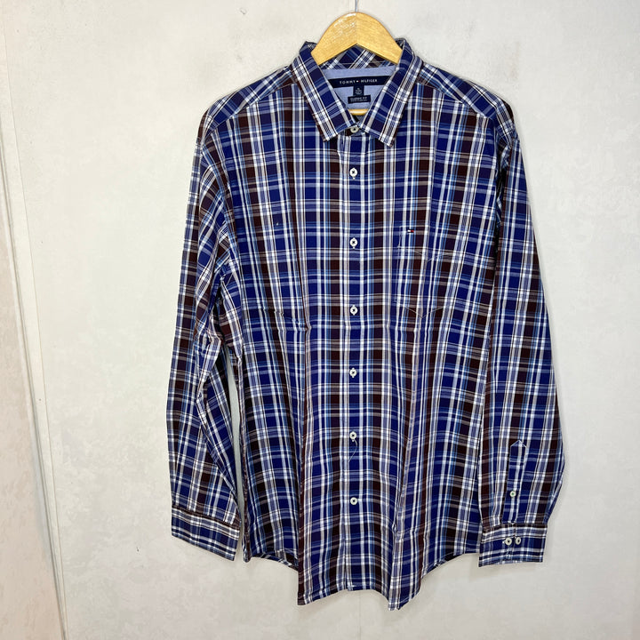 TOMMY HILFIGER CLASSIC FIT CASUAL COTTON SHIRT