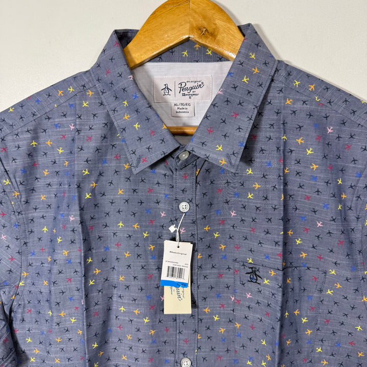 PENGUIN BUTTON DOWN HALF SLEEVES SHIRT BRAND NEW