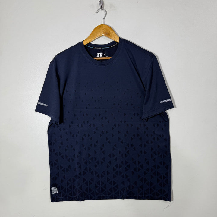 RUSSELL PRINTED SPORT TSHIRT BLUE COLOUR