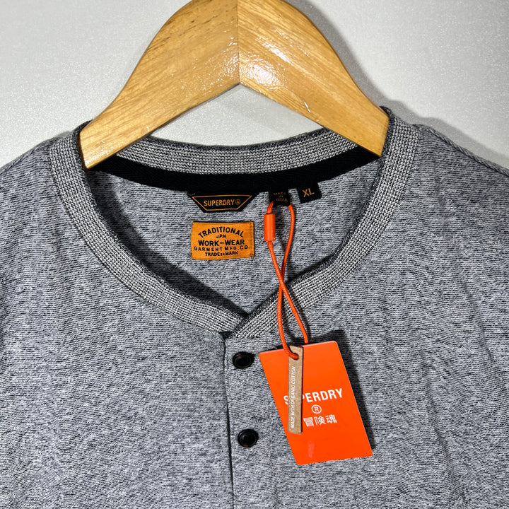 SUPERDRY BEN COLLAR COTTON TSHIRT BRAND NEW