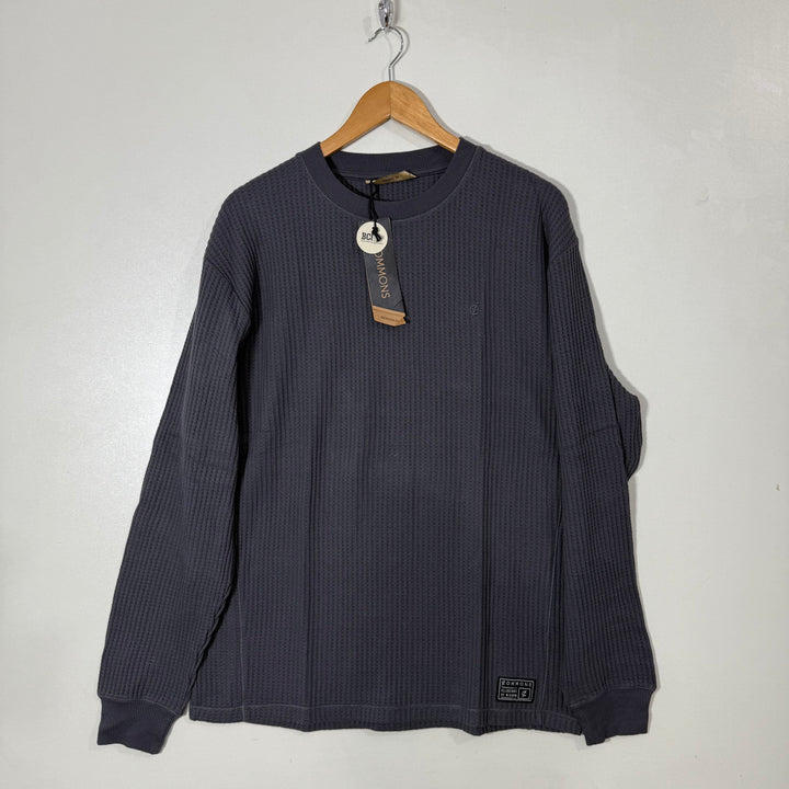 COMMONS OVERSIZED KNITWEAR LONG SLEEVES COTTON TSHIRT BRAND NEW GREY COLOUR