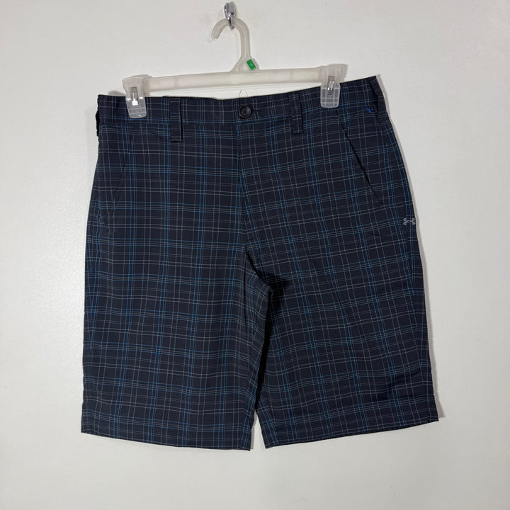 UNDER ARMOUR CHECKERED PERFORMANCE SHORT WITH STRETCH