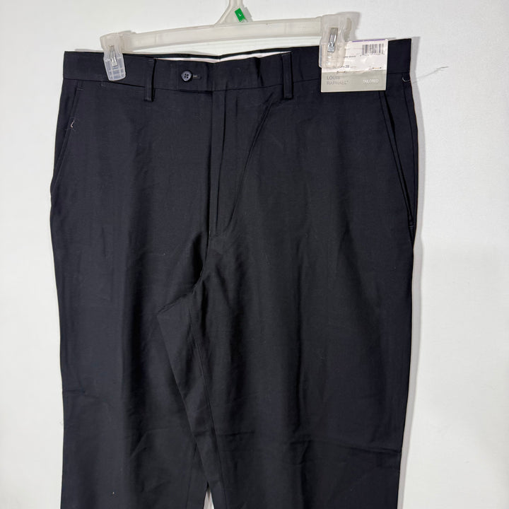 LOUIS RAPHAEL TAILORED FIT DRESS PANT BRAND NEW BLACK COLOUR