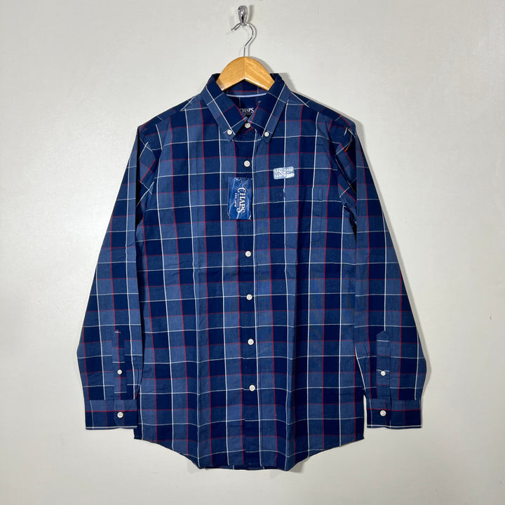 CHAPS BUTTON DOWN CASUAL COTTON SHIRT BRAND NEW