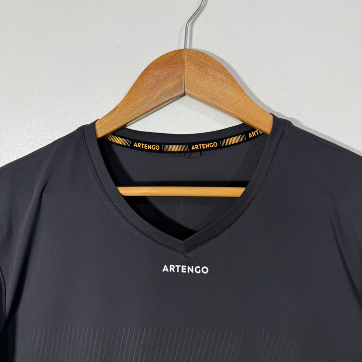 ARTENGO V NECK RUNNING SPORT TSHIRT
