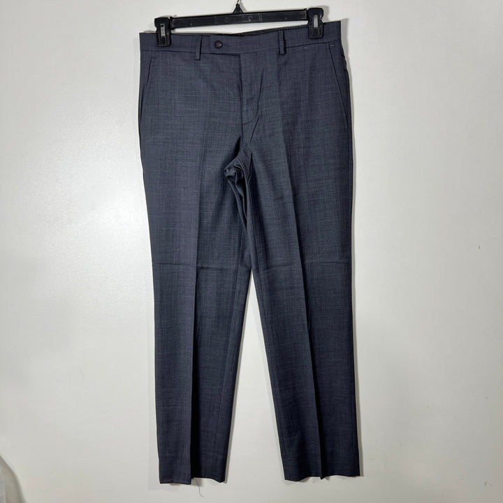 KENNETH COLE SLIM FIT TEXTURE DRESS PANT WITHOUT STRETCH GREY COLOUR