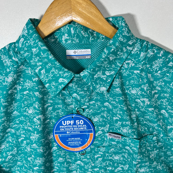 COLUMBIA HALF SLEEVES LESS SHIRT BRAND NEW WITH STRETCH
