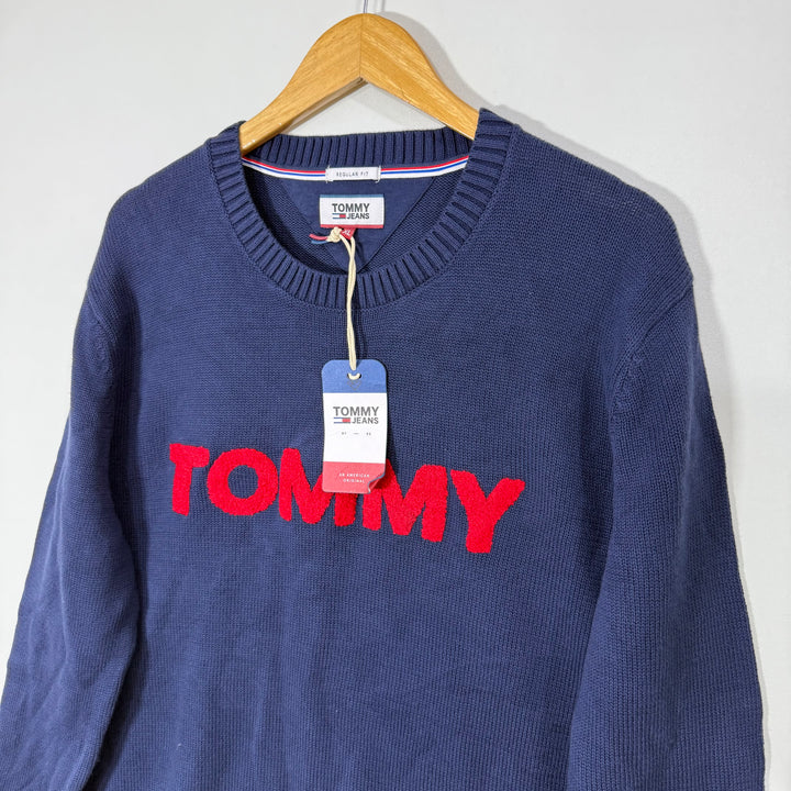 TOMMY HILFIGER REGULAR FIT KNITWEAR COTTON SWEATER BRAND NEW