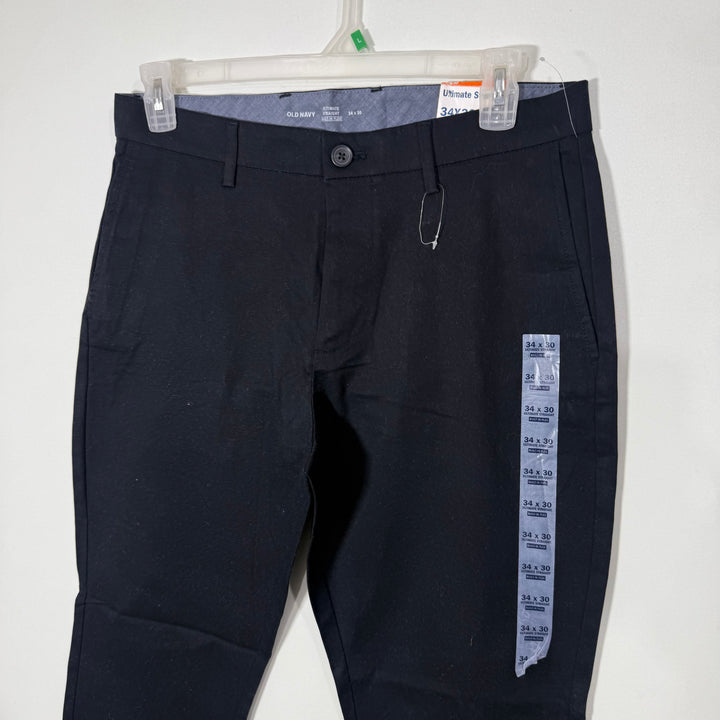 OLD NAVY ULTIMATE SLIM FIT COTTON CHINO PANT BRAND NEW WITH STRETCH BLACK COLOUR