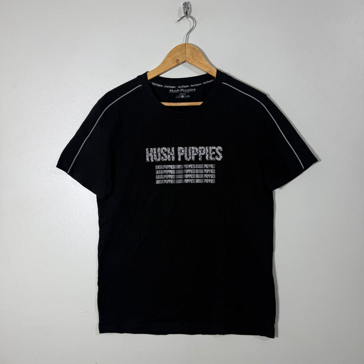HUSH PUPPIES COTTON TSHIRT BLACK COLOUR