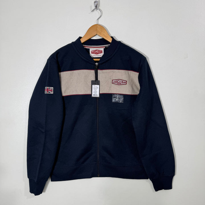 JAGUAR RACING BEN COLLAR FLEECE JACKET BRAND NEW  BLUE COLOUR