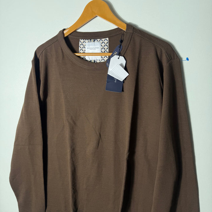 DENIM & FLOWER LONG SLEEVES COTTON TSHIRT BRAND NEW