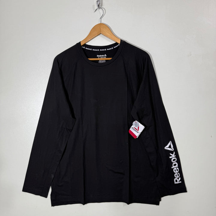 REEBOK LONG SLEEVES SPORT TSHIRT BRAND NEW BLACK COLOUR